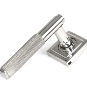 From The Anvil Polished Marine SS (316) Brompton Lever on Rose Set (Square) – Unsprung