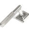 From The Anvil Polished Marine SS (316) Brompton Lever on Rose Set (Square) - Unsprung