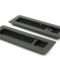 From The Anvil Aged Bronze 175mm Plain Rectangular Pull - Privacy Set