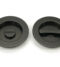 From The Anvil Aged Bronze 75mm Plain Round Pull - Privacy Set