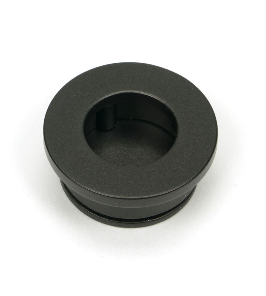 From The Anvil Aged Bronze 34mm Round Finger Edge Pull