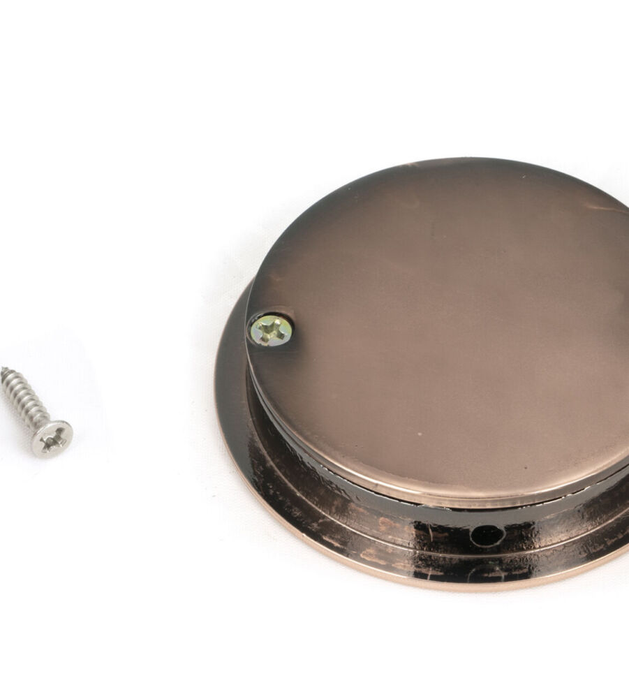From The Anvil Polished Bronze 60mm Art Deco Round Pull - Image 3