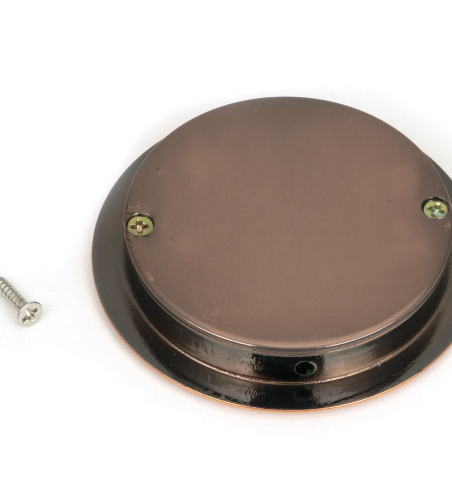 From The Anvil Polished Bronze 75mm Art Deco Round Pull - Image 3