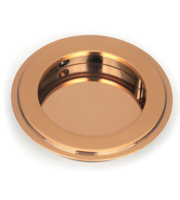 From The Anvil Polished Bronze 75mm Art Deco Round Pull