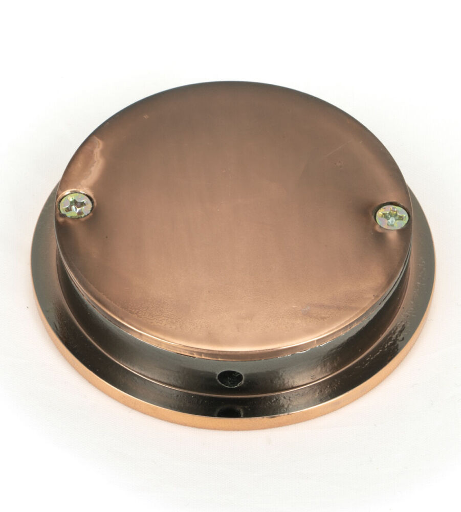 From The Anvil Polished Bronze 60mm Plain Round Pull - Image 3
