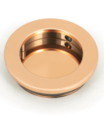 From The Anvil Polished Bronze 60mm Plain Round Pull