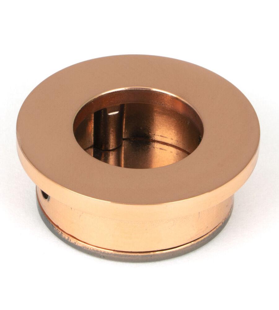 From The Anvil Polished Bronze 34mm Round Finger Edge Pull
