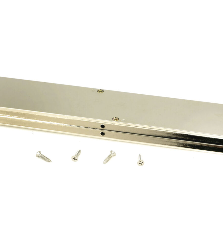 From The Anvil Polished Nickel 250mm Art Deco Rectangular Pull - Image 3