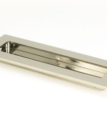 From The Anvil Polished Nickel 175mm Plain Rectangular Pull