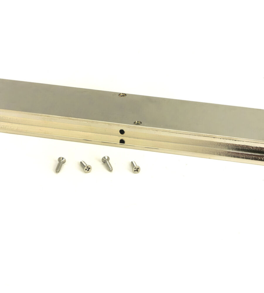 From The Anvil Polished Nickel 250mm Plain Rectangular Pull - Image 3