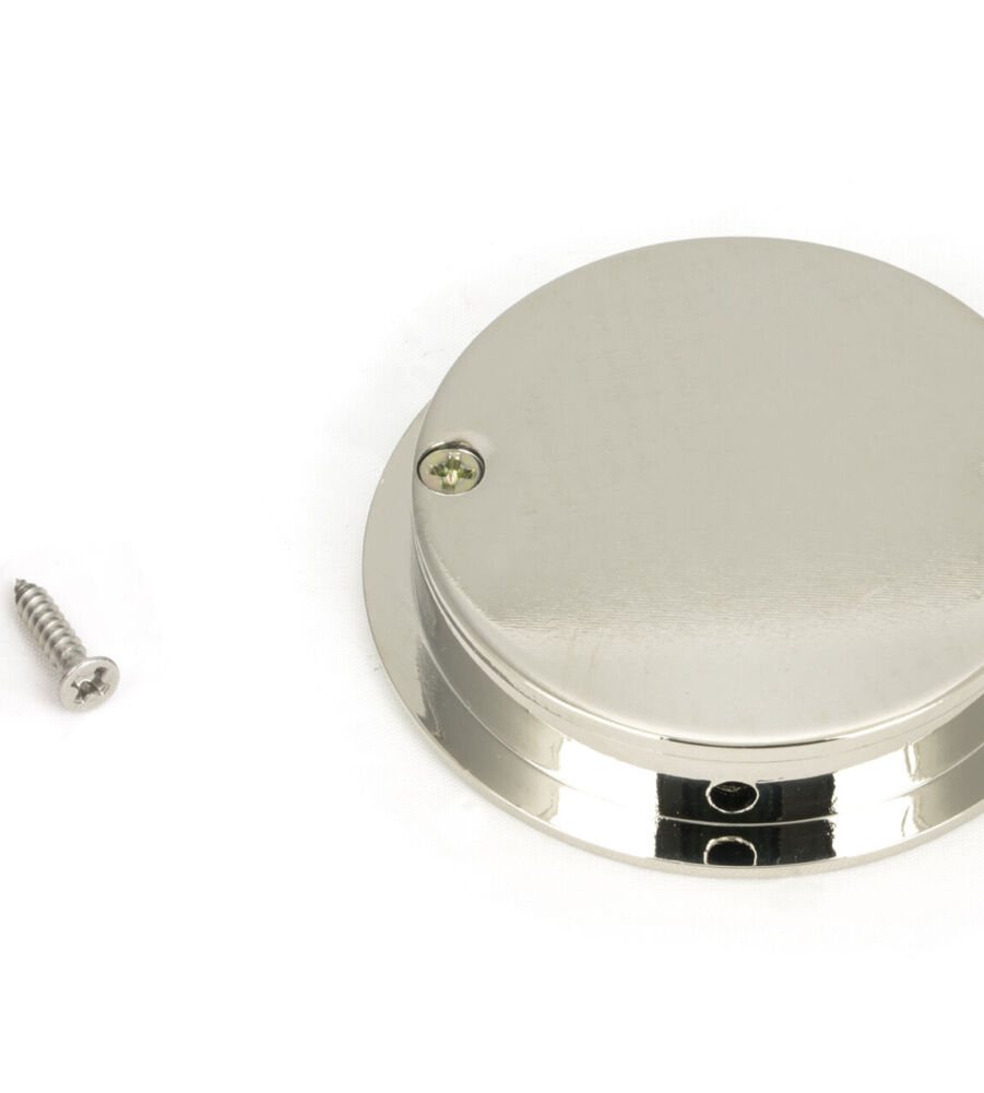 From The Anvil Polished Nickel 60mm Art Deco Round Pull - Image 3