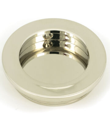 From The Anvil Polished Nickel 60mm Plain Round Pull