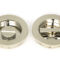 From The Anvil Polished Nickel 60mm Plain Round Pull - Privacy Set