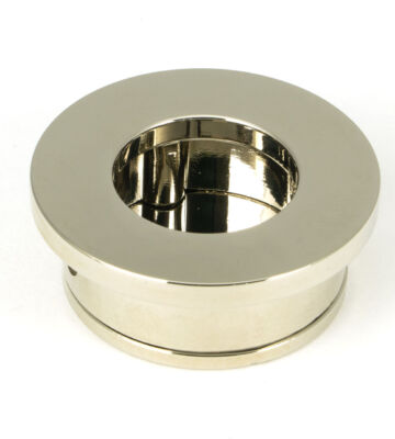 From The Anvil Polished Nickel 34mm Round Finger Edge Pull