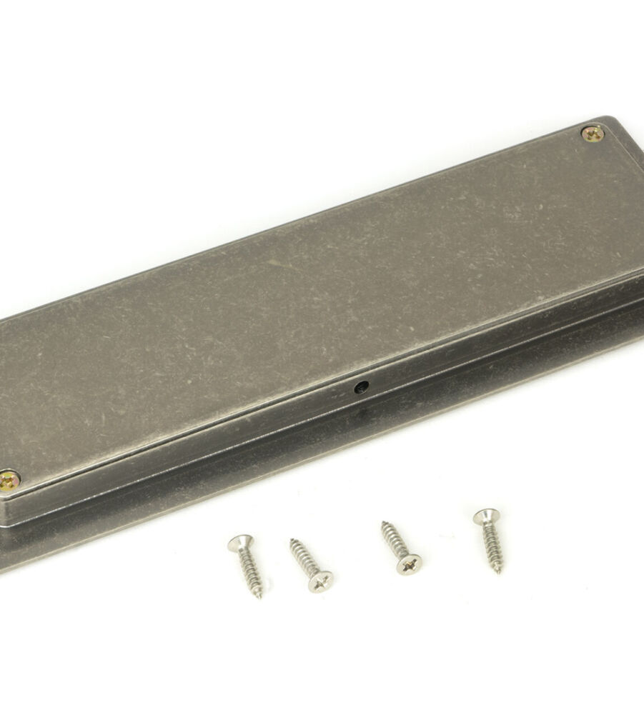 From The Anvil Pewter 175mm Art Deco Rectangular Pull - Image 3