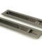 From The Anvil Pewter 250mm Art Deco Rectangular Pull - Privacy Set