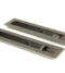 From The Anvil Pewter 250mm Plain Rectangular Pull - Privacy Set