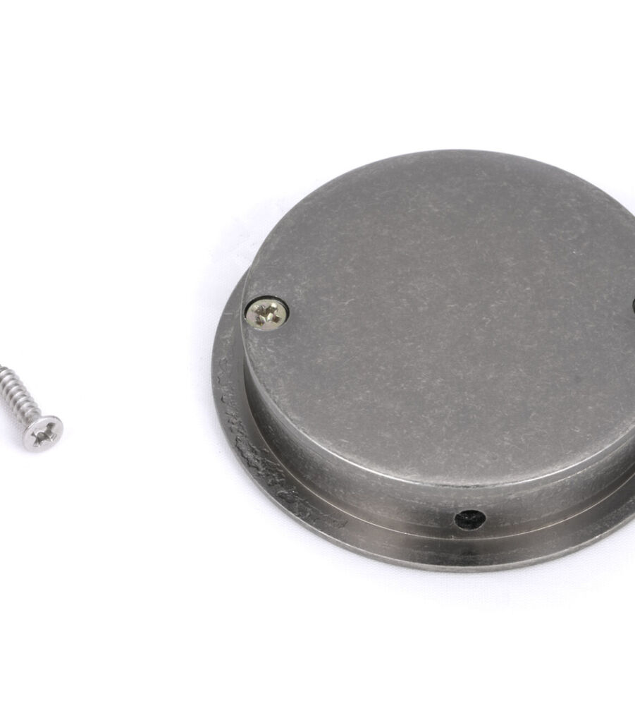 From The Anvil Pewter 60mm Art Deco Round Pull - Image 3