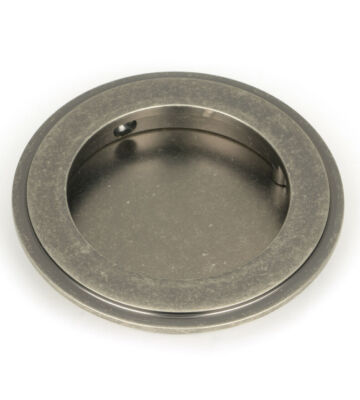 From The Anvil Pewter 75mm Art Deco Round Pull