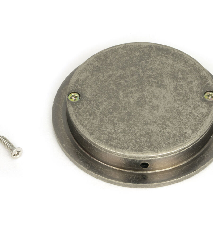 From The Anvil Pewter 75mm Plain Round Pull - Image 3