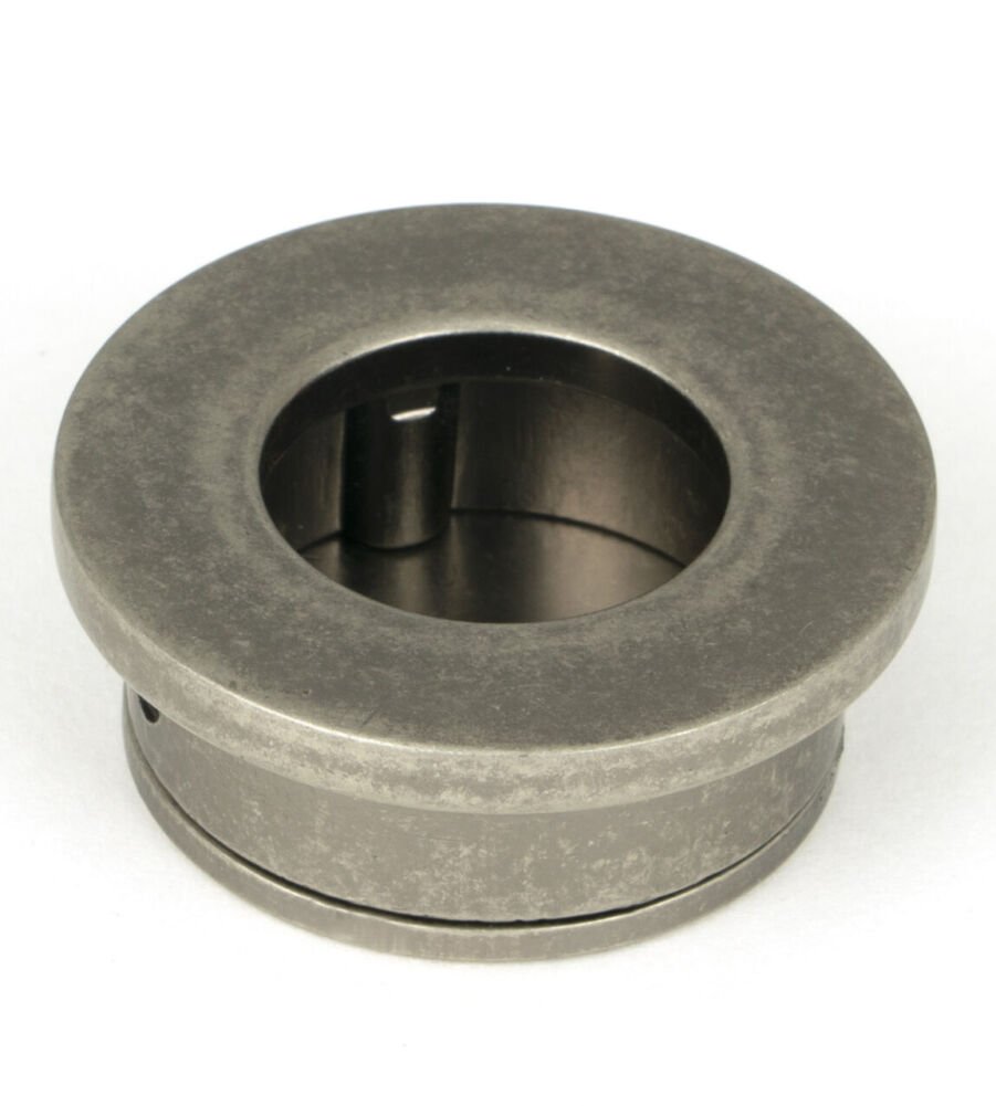 From The Anvil Pewter 34mm Round Finger Edge Pull