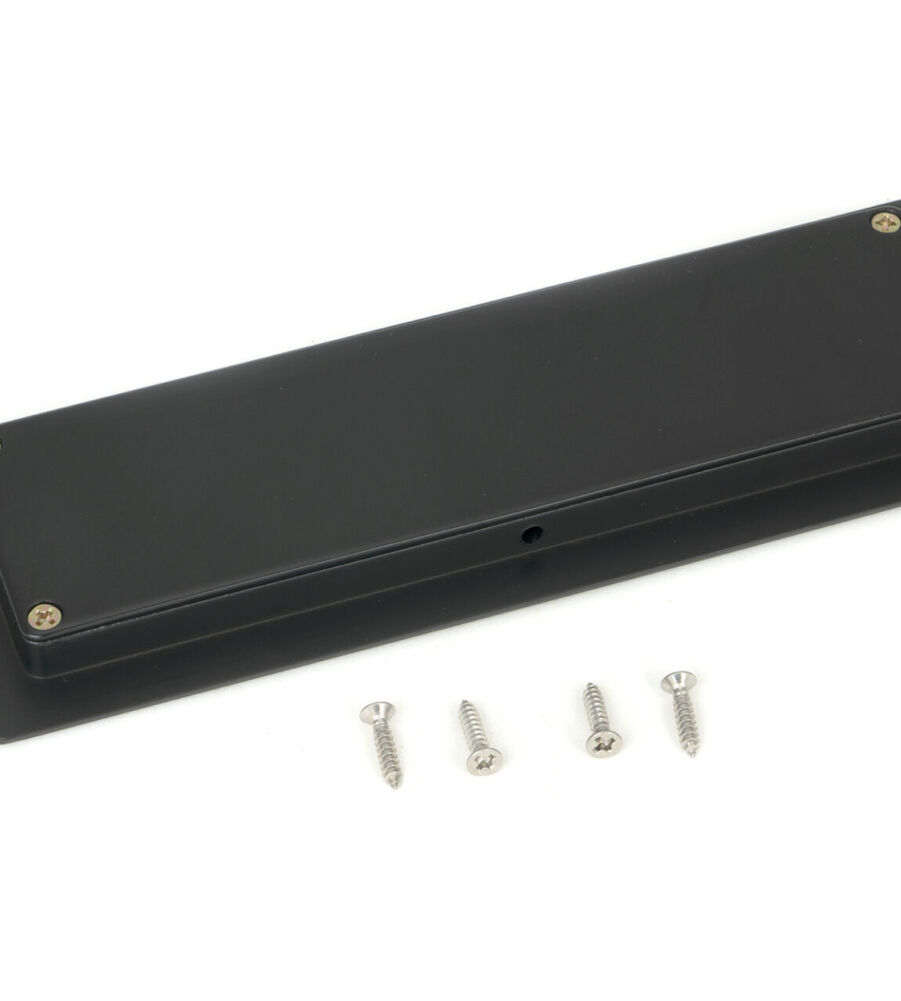 From The Anvil Matt Black 175mm Art Deco Rectangular Pull - Image 3