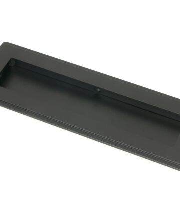 From The Anvil Matt Black 175mm Art Deco Rectangular Pull