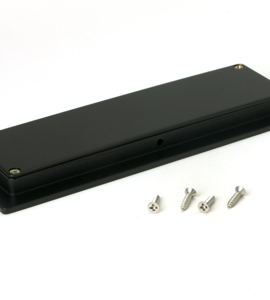 From The Anvil Matt Black 175mm Plain Rectangular Pull - Image 3