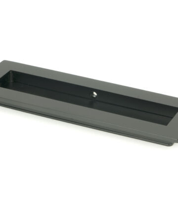 From The Anvil Matt Black 175mm Plain Rectangular Pull