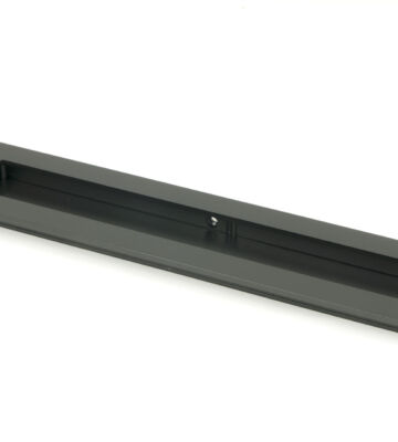 From The Anvil Matt Black 250mm Plain Rectangular Pull