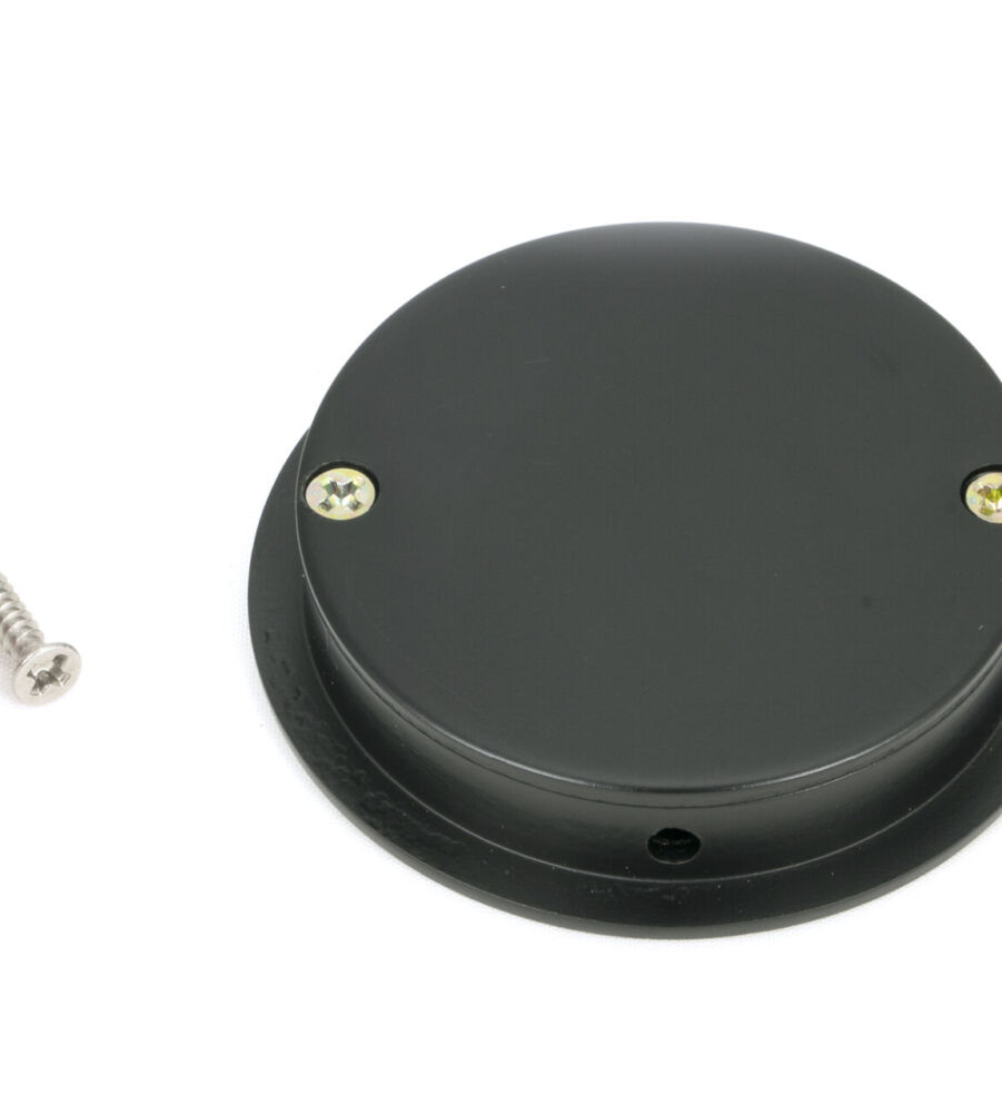 From The Anvil Matt Black 60mm Art Deco Round Pull - Image 3