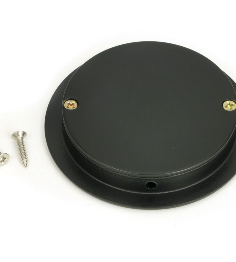 From The Anvil Matt Black 75mm Art Deco Round Pull - Image 3