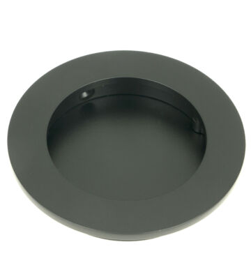 From The Anvil Matt Black 75mm Plain Round Pull