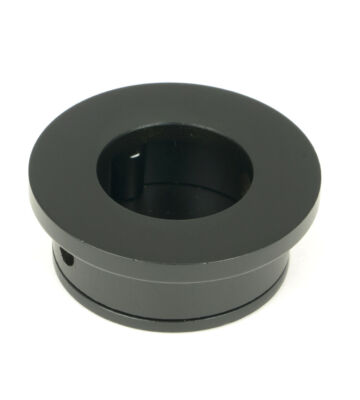 From The Anvil Matt Black 34mm Round Finger Edge Pull