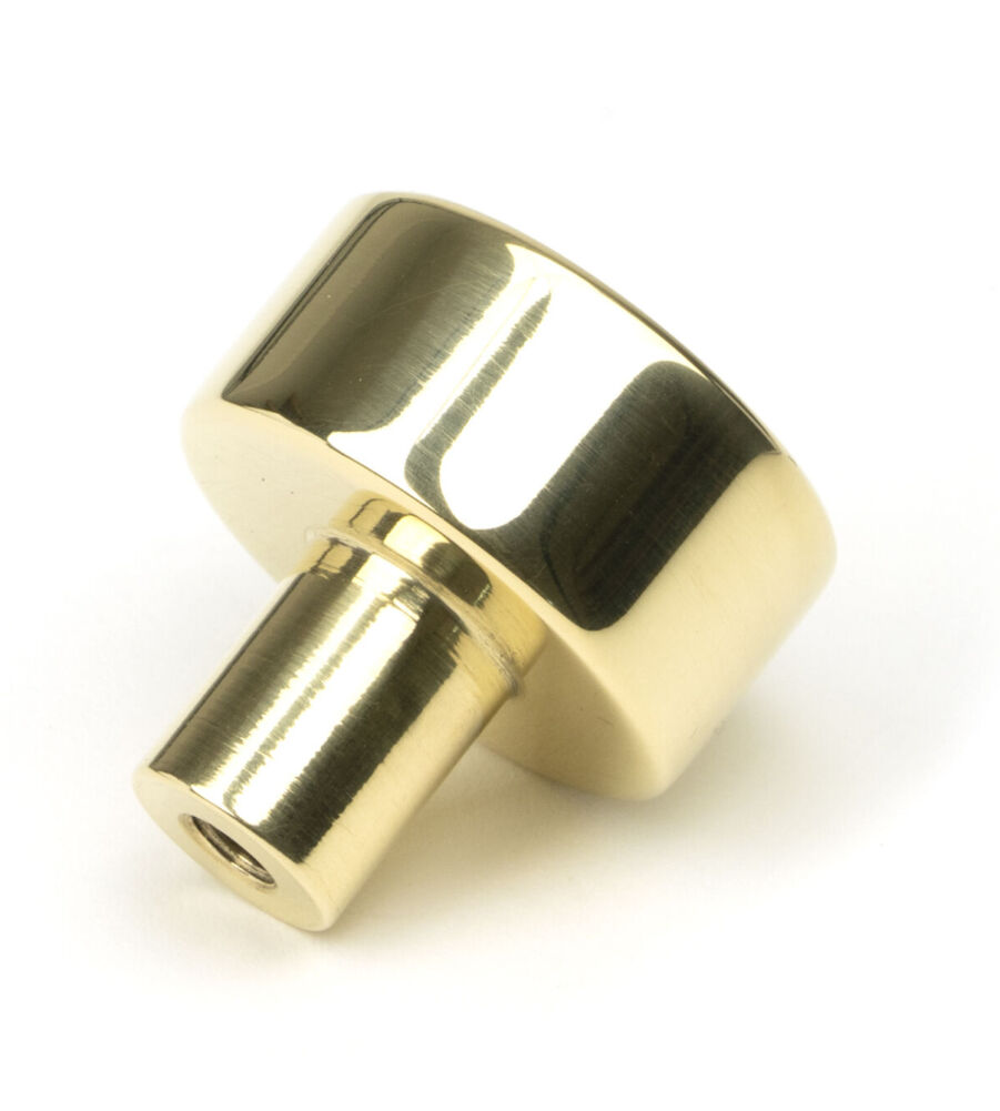 From The Anvil Polished Brass Kelso Cabinet Knob - 25mm (No Rose) - Image 4
