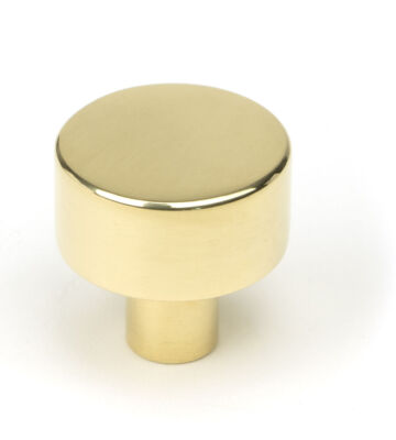 From The Anvil Polished Brass Kelso Cabinet Knob – 25mm (No Rose)