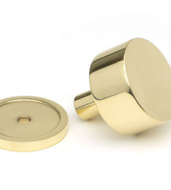 From The Anvil Polished Brass Kelso Cabinet Knob - 32mm (Plain) - Image 3