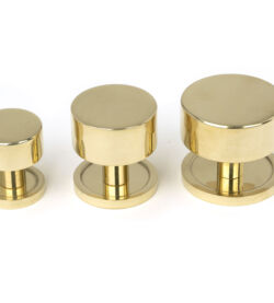 From The Anvil Polished Brass Kelso Cabinet Knob - 32mm (Plain) - Image 6