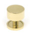 From The Anvil Polished Brass Kelso Cabinet Knob - 32mm (Plain)