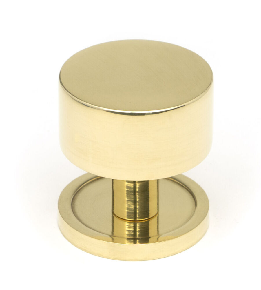 From The Anvil Polished Brass Kelso Cabinet Knob - 32mm (Plain)