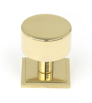 From The Anvil Polished Brass Kelso Cabinet Knob – 32mm (Square)