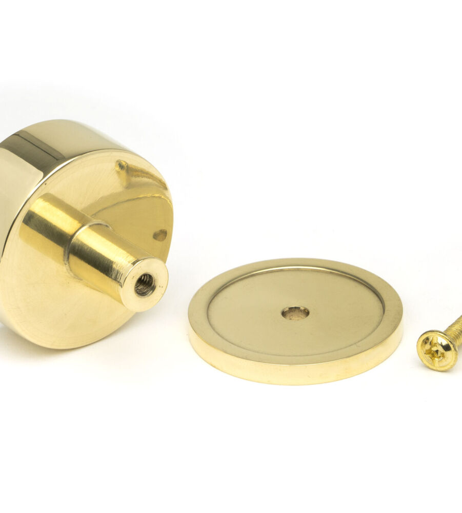From The Anvil Polished Brass Kelso Cabinet Knob - 38mm (Plain) - Image 5