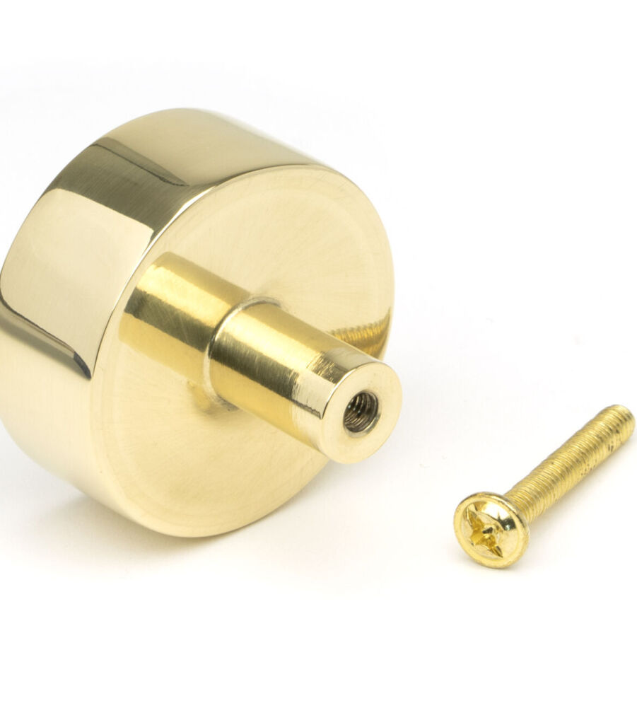 From The Anvil Polished Brass Kelso Cabinet Knob - 38mm (No Rose) - Image 5