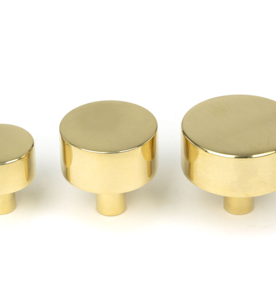 From The Anvil Polished Brass Kelso Cabinet Knob - 38mm (No Rose) - Image 6