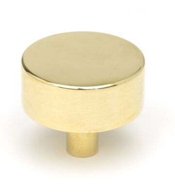 From The Anvil Polished Brass Kelso Cabinet Knob – 38mm (No Rose)