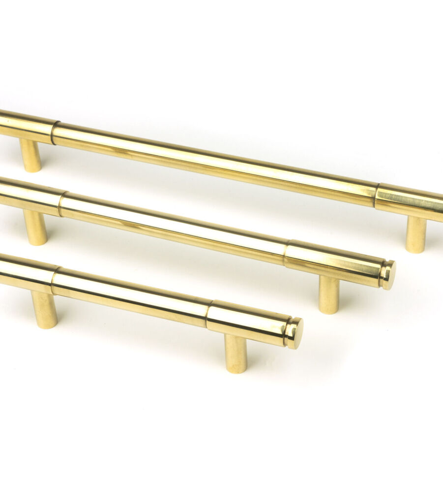 From The Anvil Polished Brass Kelso Pull Handle - Small - Image 6