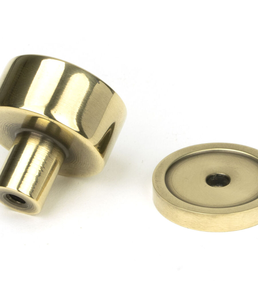 From The Anvil Aged Brass Kelso Cabinet Knob - 25mm (Plain) - Image 4