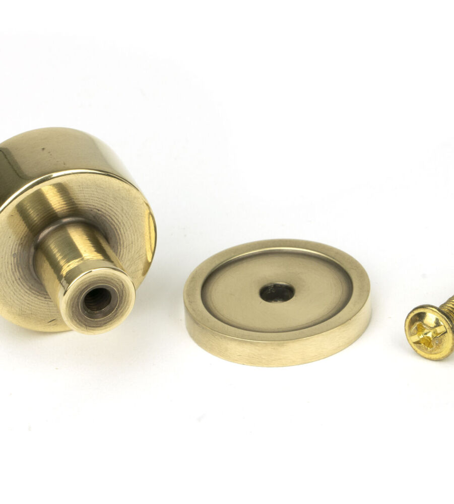 From The Anvil Aged Brass Kelso Cabinet Knob - 25mm (Plain) - Image 5