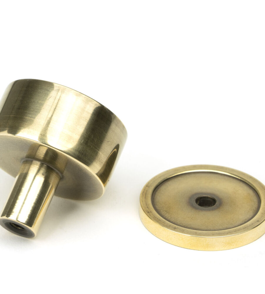 From The Anvil Aged Brass Kelso Cabinet Knob - 32mm (Plain) - Image 4