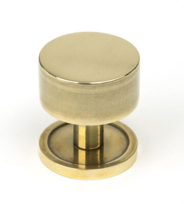 From The Anvil Aged Brass Kelso Cabinet Knob – 32mm (Plain)